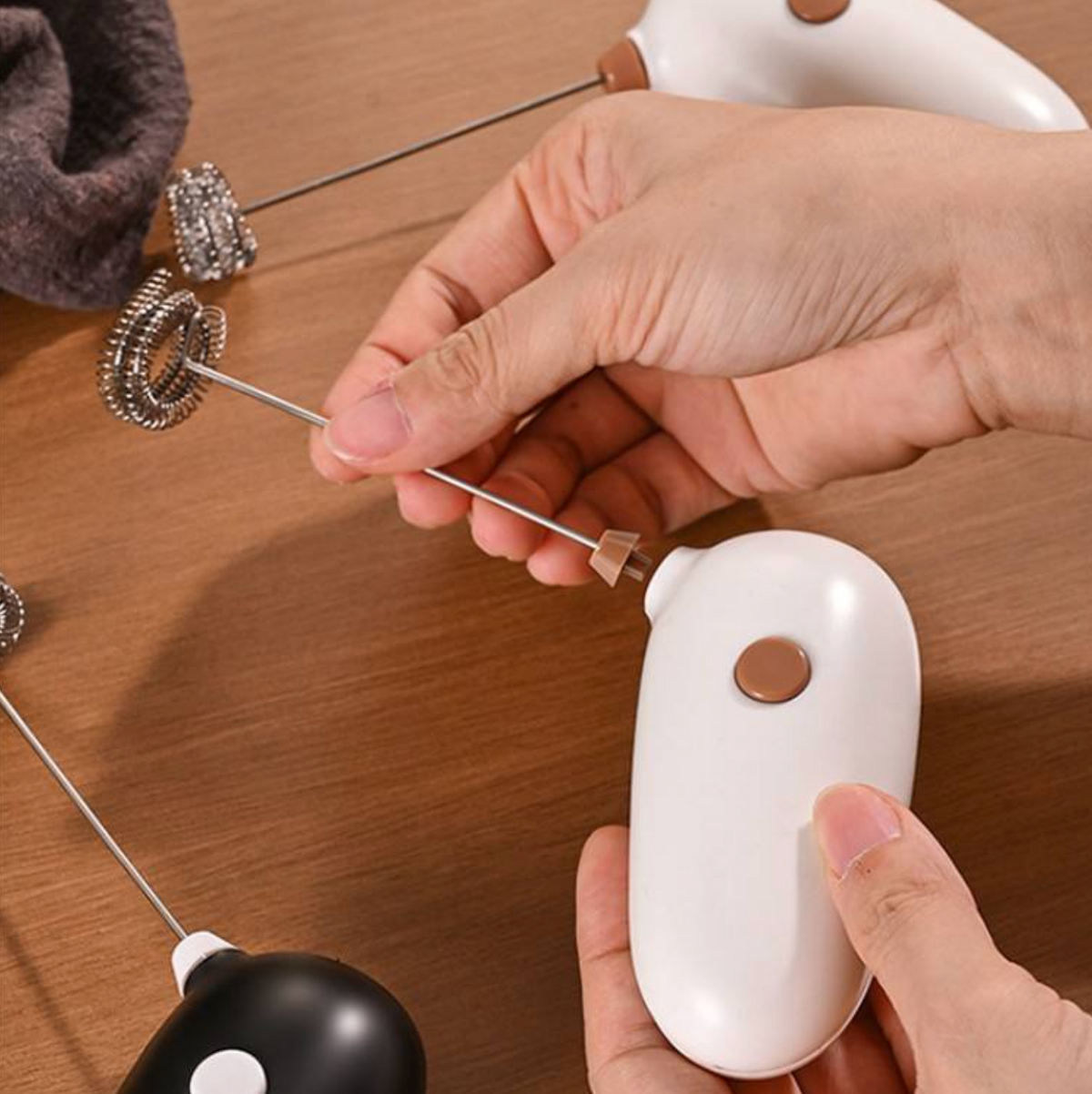 Electric Milk Frother for Coffee and Latte