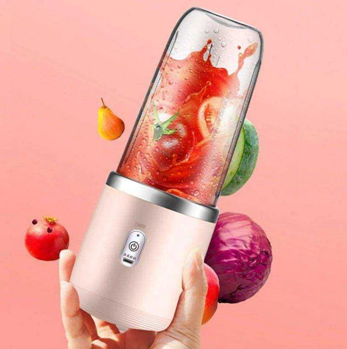 6-Blade Electric Personal Fruit Blender