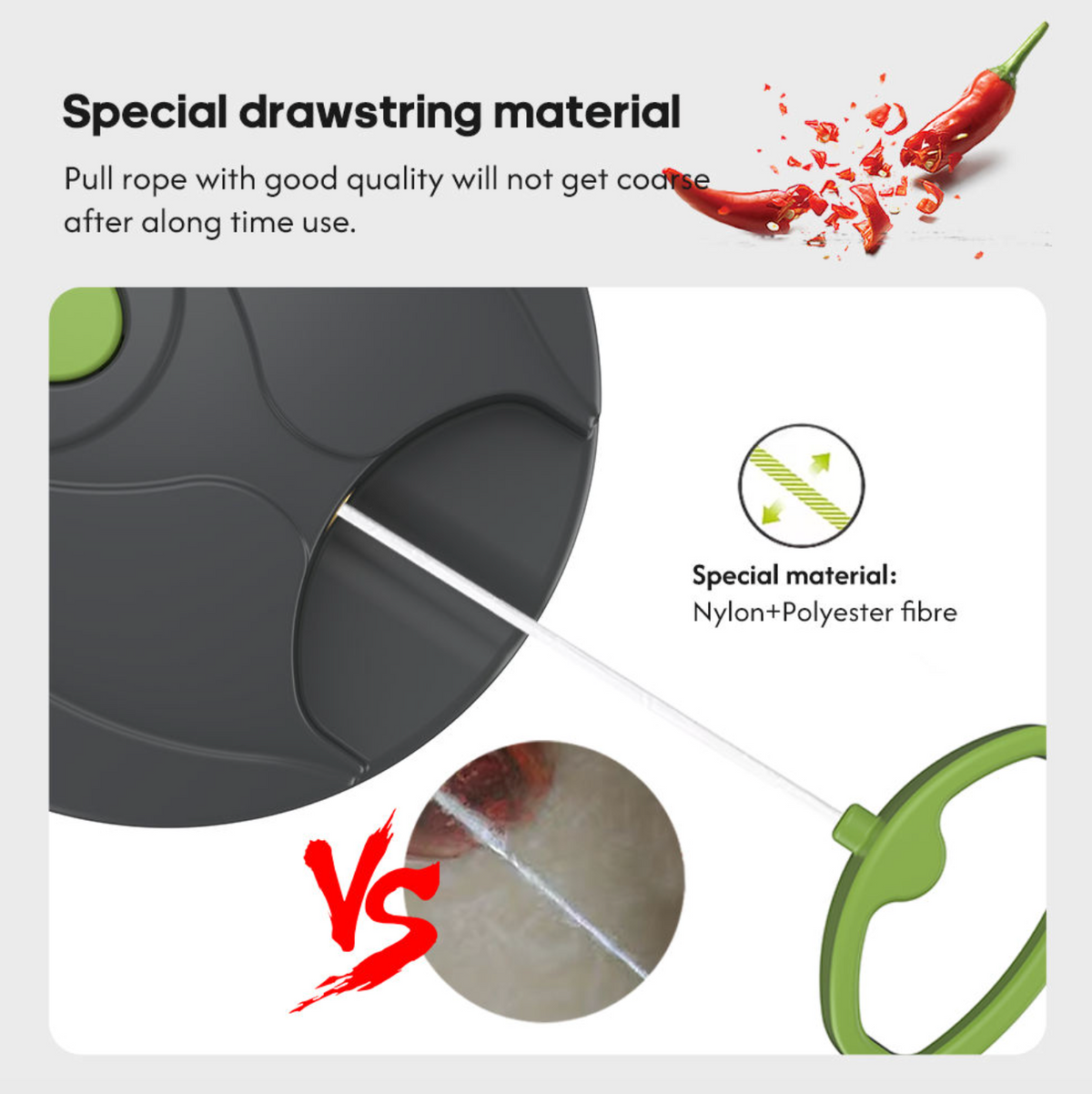 Stainless Steel Mini Meat & Garlic Chopper