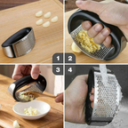 Manual Stainless Steel Garlic Press